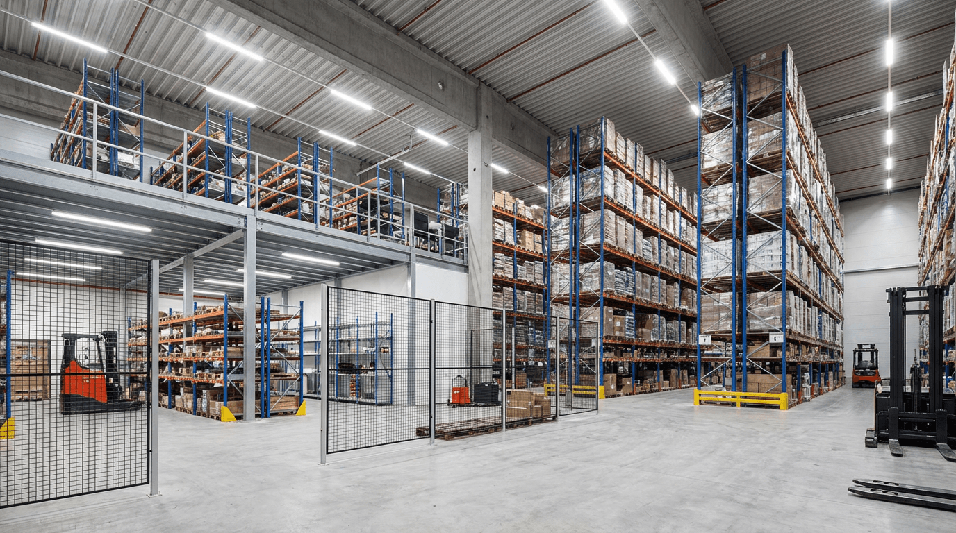 Storage systems and material handling - pallet racking, shelving, and warehouse equipment